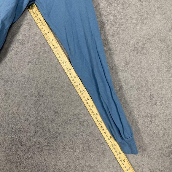 Salt Life Shirt Mens Small Blue Long Sleeve Salty State Mind Surf Graphic Beach - Picture 7 of 9